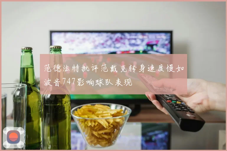 范德法特批评范戴克转身速度慢如波音747影响球队表现